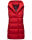 Navahoo Madilynaa Damen Winter Steppweste mit Kapuze B891 Rot-Gr.XS