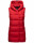 Navahoo Madilynaa Damen Winter Steppweste mit Kapuze B891 Rot-Gr.XS