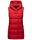 Navahoo Madilynaa Damen Winter Steppweste mit Kapuze B891 Rot-Gr.XS