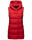 Navahoo Madilynaa Damen Winter Steppweste mit Kapuze B891 Rot-Gr.XS