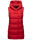 Navahoo Madilynaa Damen Winter Steppweste mit Kapuze B891 Rot-Gr.L
