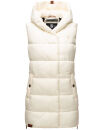 Navahoo Madilynaa Damen Winter Steppweste mit Kapuze B891 Offwhi.-Gr.L