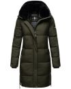Marikoo Streliziaa Damen Wintermantel lange Steppjacke...
