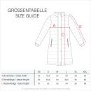 Marikoo Streliziaa Damen Wintermantel lange Steppjacke mit Kapuze B892 Weinrot-Gr.XXL