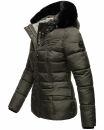 Marikoo Loveleen Damen Winter Steppjacke mit Kapuze &...