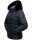 Marikoo Loveleen Damen Winter Steppjacke mit Kapuze & Fellkragen B894 Navy-Gr.XS