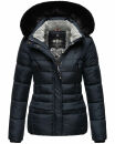 Marikoo Loveleen Damen Winter Steppjacke mit Kapuze &...