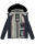 Marikoo Loveleen Damen Winter Steppjacke mit Kapuze & Fellkragen B894 Navy-Gr.S