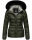 Marikoo Loveleen Damen Winter Steppjacke mit Kapuze & Fellkragen B894 Olive-Gr.XS