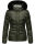 Marikoo Loveleen Damen Winter Steppjacke mit Kapuze & Fellkragen B894 Olive-Gr.XS