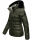 Marikoo Loveleen Damen Winter Steppjacke mit Kapuze & Fellkragen B894 Olive-Gr.XS