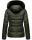 Marikoo Loveleen Damen Winter Steppjacke mit Kapuze & Fellkragen B894 Olive-Gr.XS