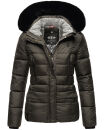 Marikoo Loveleen Damen Winter Steppjacke mit Kapuze &...