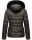 Marikoo Loveleen Damen Winter Steppjacke mit Kapuze & Fellkragen B894 Anthrazit-Gr.L
