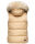 Marikoo Eisflöckchen Damen Steppweste  Winter Weste mit Fellkragen B896 Beige-Gr.L