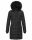 Navahoo Lotusblüte Princess Damen Winter Steppjacke mit Kapuze B897 Schwarz-Gr.XS