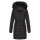 Navahoo Lotusblüte Princess Damen Winter Steppjacke mit Kapuze B897 Schwarz-Gr.M