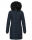 Navahoo Lotusblüte Princess Damen Winter Steppjacke mit Kapuze B897 Navy-Gr.M