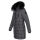 Navahoo Lotusblüte Princess Damen Winter Steppjacke mit Kapuze B897 Anthr.-Gr.S