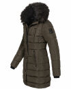 Navahoo Lotusblüte Princess Damen Winter Steppjacke mit Kapuze B897 Anthr.-Gr.L