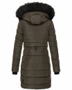 Navahoo Lotusblüte Princess Damen Winter Steppjacke mit Kapuze B897 Anthr.-Gr.L