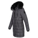 Navahoo Lotusblüte Princess Damen Winter Steppjacke mit Kapuze B897 Anthr.-Gr.XXL