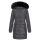 Navahoo Lotusblüte Princess Damen Winter Steppjacke mit Kapuze B897 Anthr.-Gr.XXL