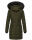 Navahoo Lotusblüte Princess Damen Winter Steppjacke mit Kapuze B897 Olive-Gr.XS