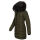 Navahoo Lotusblüte Princess Damen Winter Steppjacke mit Kapuze B897 Olive-Gr.XXL