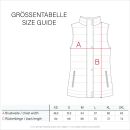Marikoo Zarinaa Damen Steppweste Weste Übergangsweste mit Kapuze B898 Fuchsia-Gr.XS