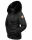 Navahoo Wisteriaa Damen Winter Steppjacke mit Fellkragen B899 Schwarz-Gr.M