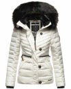 Navahoo Wisteriaa Damen Winter Steppjacke mit Fellkragen...