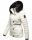 Navahoo Wisteriaa Damen Winter Steppjacke mit Fellkragen B899 Weiss-Gr.M