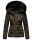 Navahoo Wisteriaa Damen Winter Steppjacke mit Fellkragen B899 Anthrazit-Gr.L