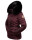 Navahoo Wisteriaa Damen Winter Steppjacke mit Fellkragen B899 Weinrot-Gr.S