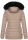Navahoo Umay Princess Damen Winter Steppjacke mit Fellkragen 900 Taupe-Gr.S