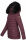 Navahoo Umay Princess Damen Winter Steppjacke mit Fellkragen 900 Weinrot-Gr.XS