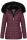 Navahoo Umay Princess Damen Winter Steppjacke mit Fellkragen 900 Weinrot-Gr.S