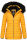 Navahoo Umay Princess Damen Winter Steppjacke mit Fellkragen 900 Gelb-Gr.M