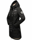 Marikoo Racquellee Damen Softshell Jacke B886 Schwarz Größe XXL - Gr. 44