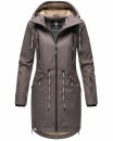 Marikoo Racquellee Damen Softshell Jacke B886 Grau Größe XL - Gr. 42