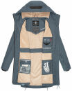 Marikoo Racquellee Damen Softshell Jacke B886 Dusty Blue Größe XL - Gr. 42
