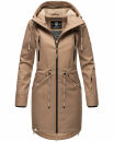 Marikoo Racquellee Damen Softshell Jacke B886 Taupe Grey...