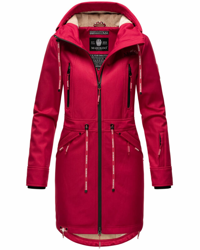 Marikoo Racquellee Damen Softshell Jacke B886 Fuchsia Größe M - Gr. 38