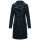 Marikoo Nanakoo Damen Mantel Trenchcoat Wintermantel Übergangs Jacke B820 Navy-Gr.XS