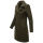 Marikoo Nanakoo Damen Mantel Trenchcoat Wintermantel Übergangs Jacke B820 Dunkelgrün-Gr.XS