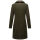 Marikoo Nanakoo Damen Mantel Trenchcoat Wintermantel Übergangs Jacke B820 Dunkelgrün-Gr.XS