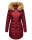 Navahoo Damen Winter Jacke Steppjacke warm gefüttert B374 Bordeaux Größe L - Gr. 40