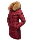 Navahoo Damen Winter Jacke Steppjacke warm gefüttert B374 Bordeaux Größe M - Gr. 38
