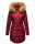 Navahoo Damen Winter Jacke Steppjacke warm gefüttert B374 Bordeaux Größe M - Gr. 38